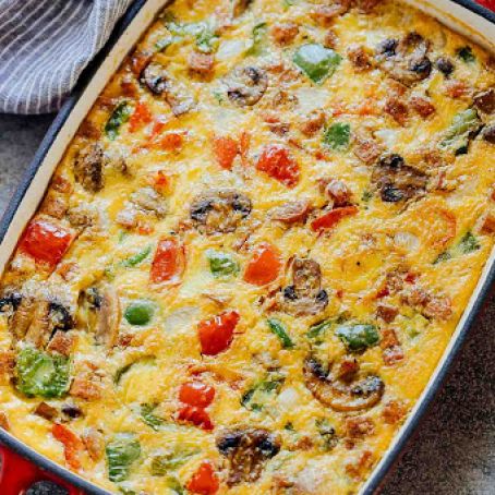 baked denver omelet breakfast casserole